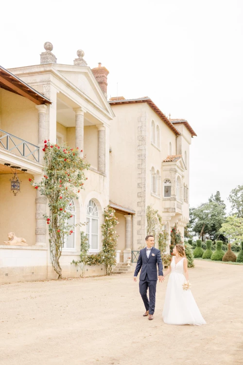 robe bonheur gris marron mariage